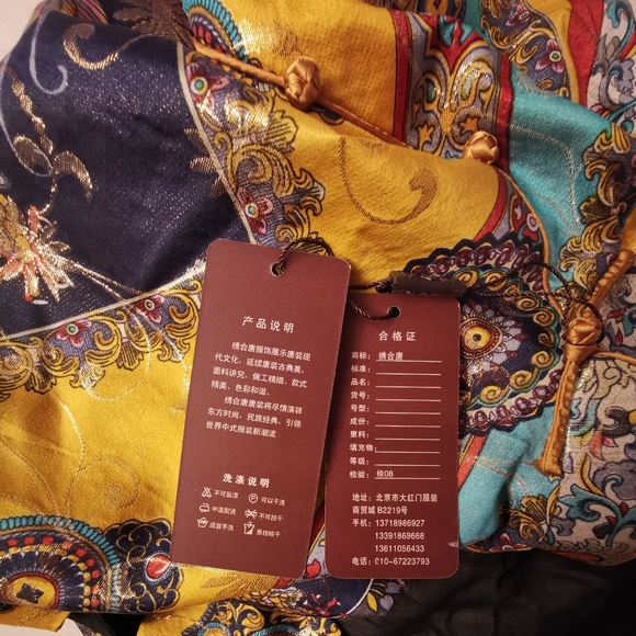 100% silk traditional Chinese top - Picture 4 of 5